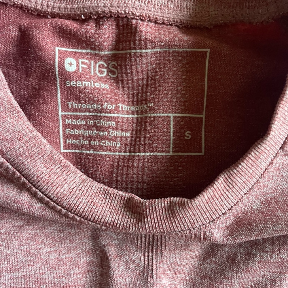 Figs Salta Seamless Underscrub Mauve